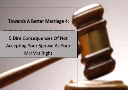Your spouse is your Mr/Mrs Right